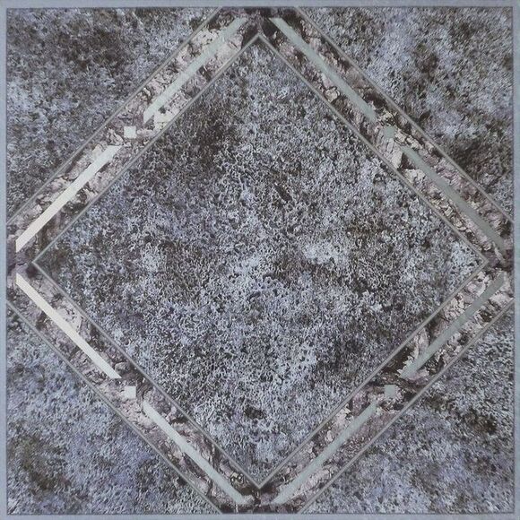 Mosaico Clasico Metallic Marble Diamond 12x12 Self Adhesive Vinyl Floor Tile - - Picture 1 of 3